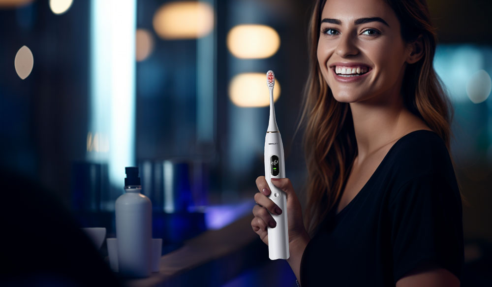 Smart electric toothbrush OEM factory introduces what is the principle of electric toothbrush